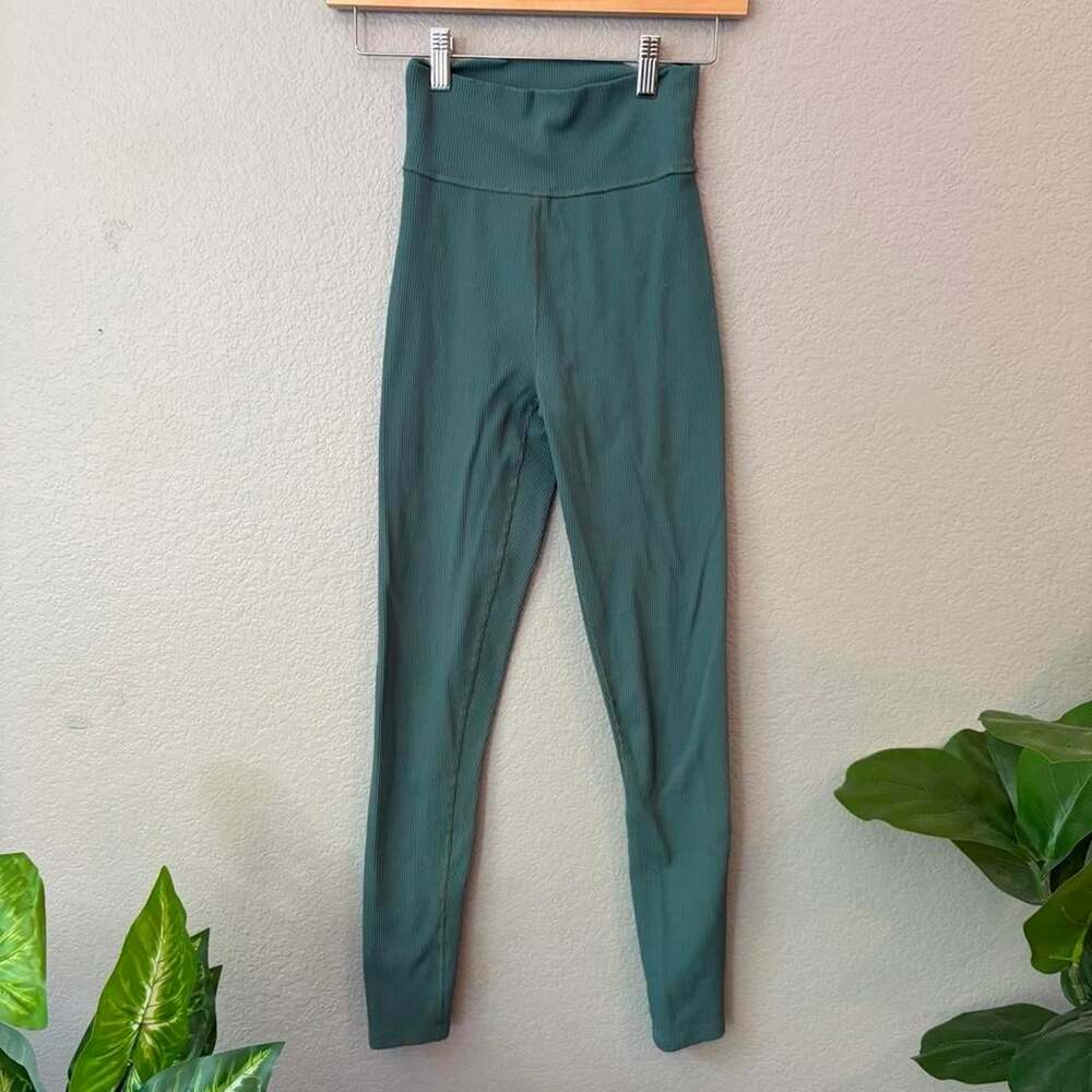 Abercrombie & Fitch Women's Green and Blue Leggings